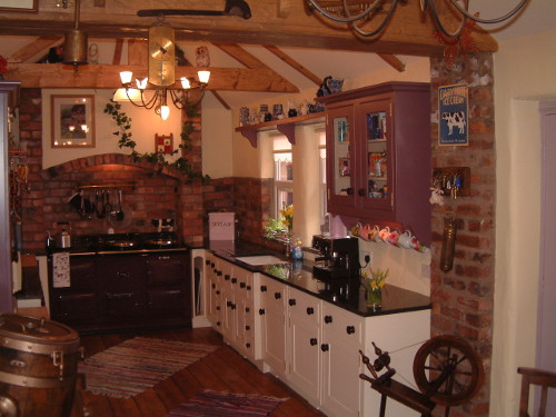 A Traditional Kitchen With Granite Tops