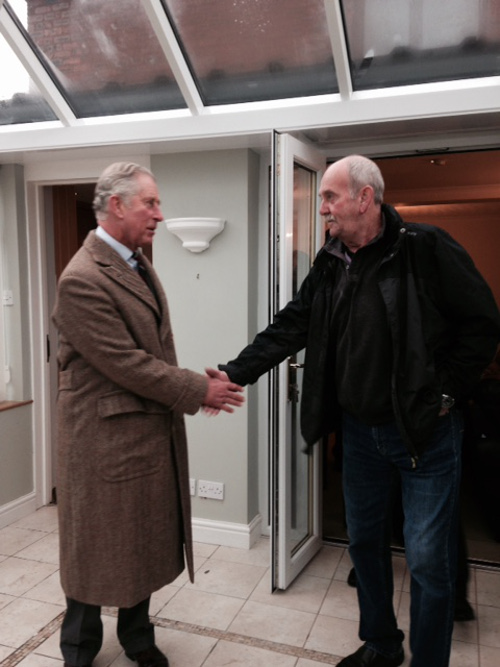Barry Meets HRH Prince Charles Prince of Wales