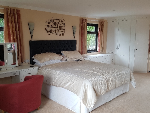Bedroom Hand Painted All White On Tulipwood