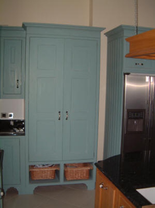 Chefs Pantry With Wicker Baskets