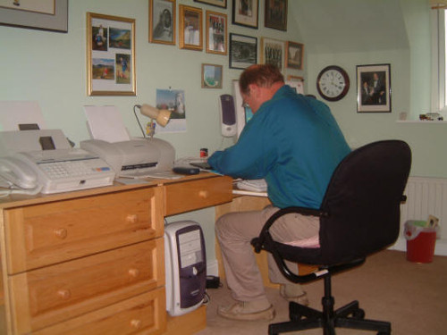 Computer And Printer Desk