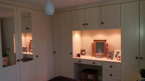 Dressing Area With LED Downlighting