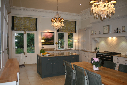 Kitchen In Two Coloured Lacquers