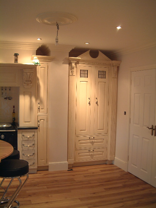Pantry With Crown And Door Spindles