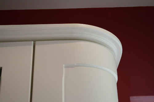 Satin Finish Curved Wall Unit