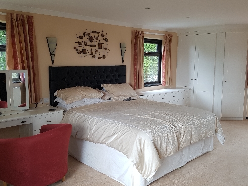 Bedroom Painted All White On Tulipwood