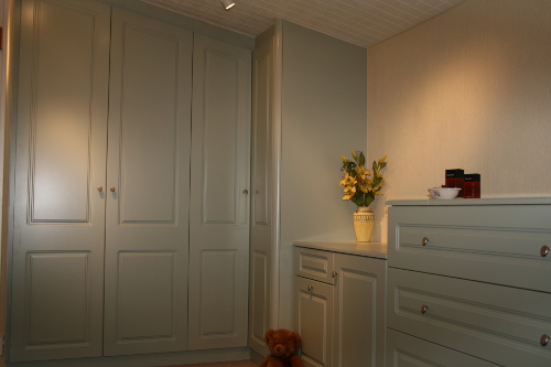 Bedroom With Raised Panel Doors