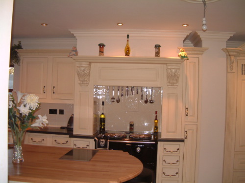 Beech Island Top With Glass Hob