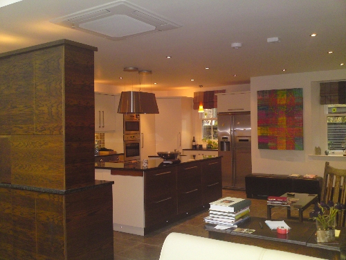 Contemporary Veneer Kitchen Burgh by Sands Near Carlisle