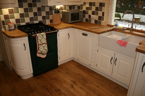 Framed Kitchen with Curved Unit Moffat Dumfriesshire