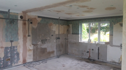 Kitchen Renovation Work Is Underway