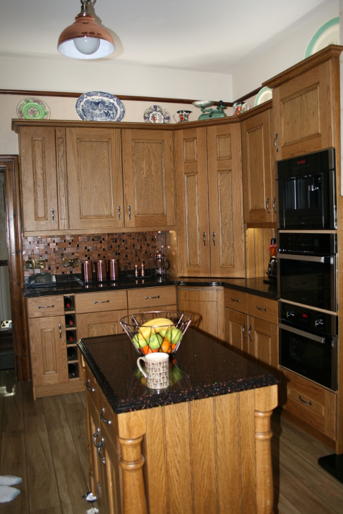 Kitchen With Graphite Appliances