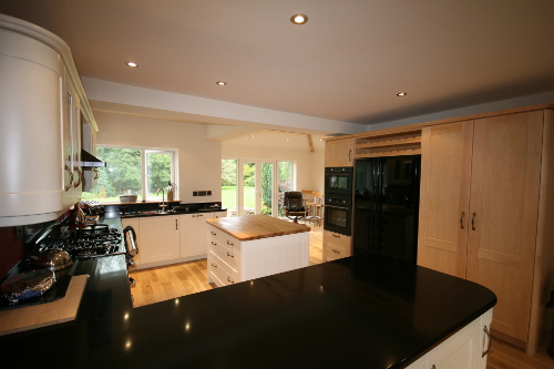 Kitchen With Maple Tall Housings