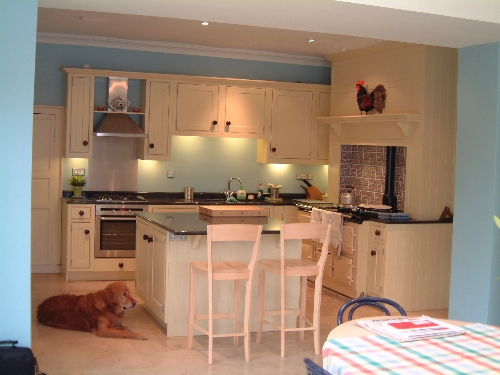 Kitchen with AGA and Island Near Barnard Castle