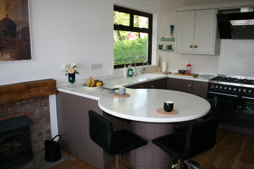 Kitchen With Range Cooker