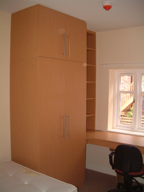 Laminate Robe Shelving And Desk