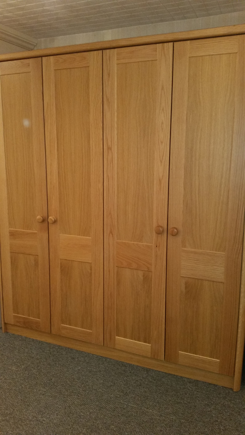 Modern Natural Oak Shaker Bedroom Modern Natural Oak Shaker Bedroom