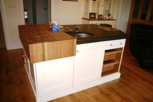 Original Design Butchers Table In Solid Oak