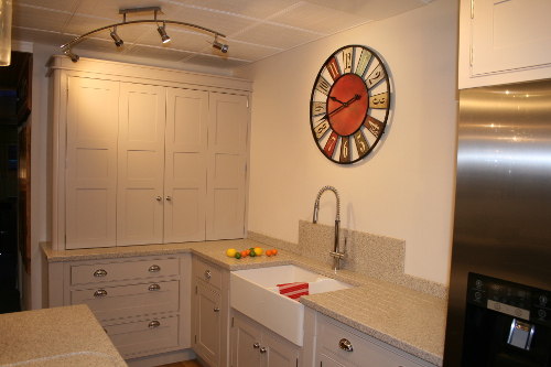 Tall Wall Unit With Bi Fold Doors