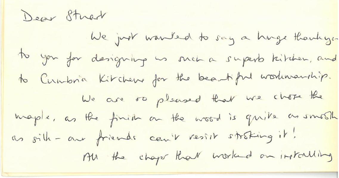 Thank You Letter