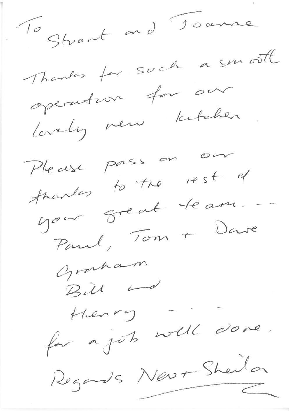 Thank You Letter