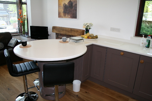 Round Island Kitchen Worktop