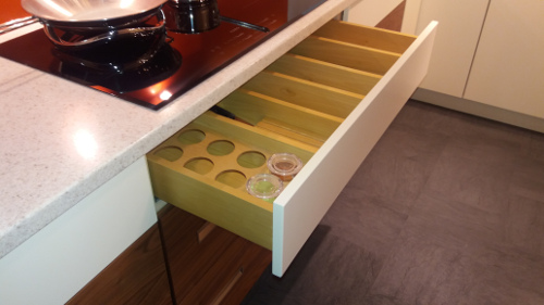 Self-opening drawer